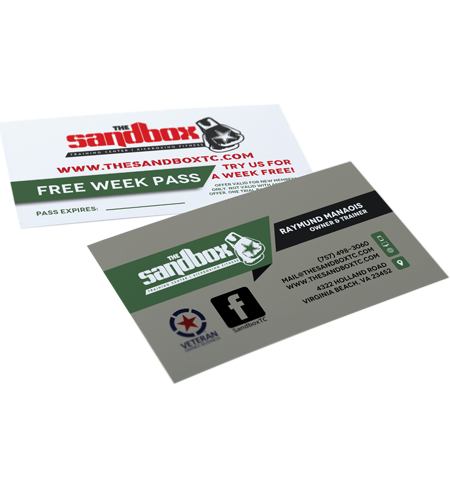 Kickboxing Business Card
